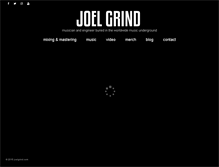 Tablet Screenshot of joelgrind.com